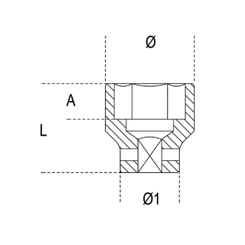 Beta ključ nasadni kovani 3/4