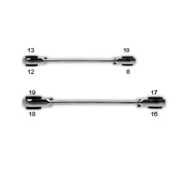 Beta set od 2 reverzibilna okasta ključa sa krckalicom 192/S2 Beta set od 2 reverzibilna okasta ključa sa krckalicom 192/S2