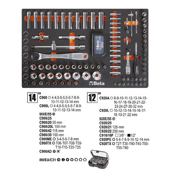 Beta kolica sa 210 alata 2400S-O7/E-M Beta kolica sa 210 alata 2400S-O7/E-M