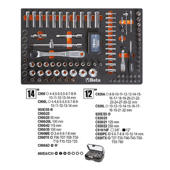 Beta kolica sa 210 alata 2400S-O7/E-M-2