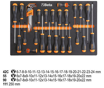 Beta kolica sa 210 alata 2400S-O7/E-M Beta kolica sa 210 alata 2400S-O7/E-M