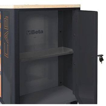 Beta kolica za alat sa 7 fioka i ormarom RSC24L-CAB-1