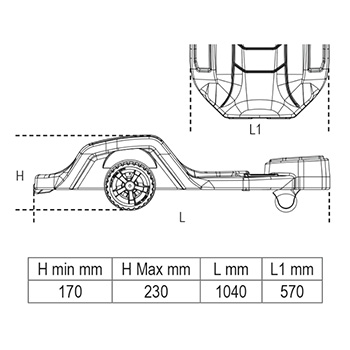 Beta mehaničarska ležaljka 3003PRO-5