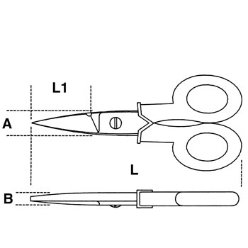 Beta makaze električarske 1128BSX-1