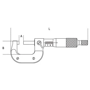 Beta digitalni mikrometar 0-25mm 1658DGT/25 Beta digitalni mikrometar 0-25mm 1658DGT/25