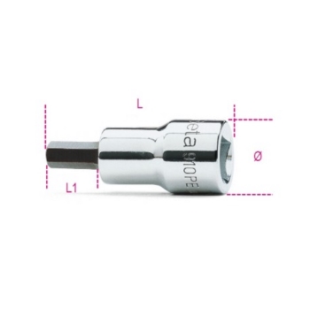 Beta ključ nasadni inbus 6mm 3/8 Beta ključ nasadni inbus 6mm 3/8