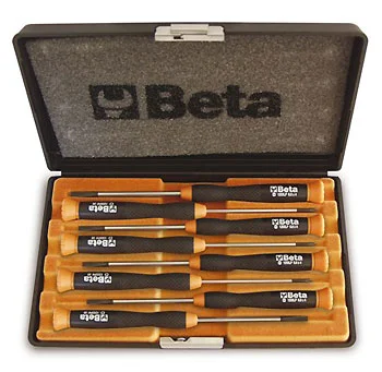 Beta set odvijači ravni i krstasti elektroničarski 8/1 1255LPH/S8 Beta set odvijači ravni i krstasti elektroničarski 8/1 1255LPH/S8
