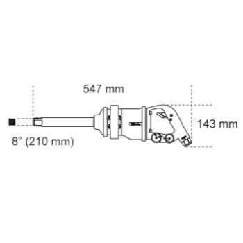 Beta pneumatski pištolj dugi 2441Nm 1