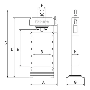Beta hidraulična presa 20t 3028-20-1