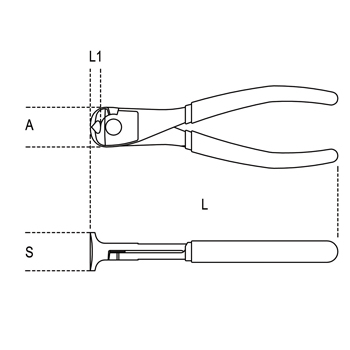 Beta sečice čeone 160mm 1088BM-160-1