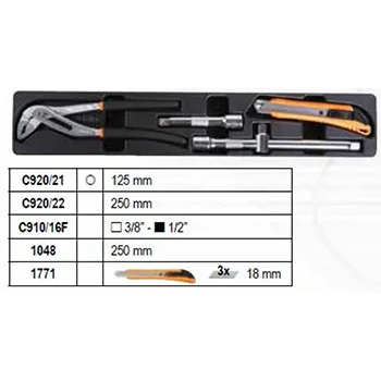 Beta set alata od 91 dela u metalnoj petodelnoj kutiji 2120L-E/T91-E Beta set alata od 91 dela u metalnoj petodelnoj kutiji 2120L-E/T91-E