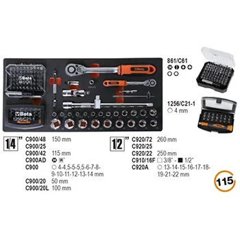Beta profesionalni set alata od 159 delova u sanduku sa 3 fioke 2200E/21 Beta profesionalni set alata od 159 delova u sanduku sa 3 fioke 2200E/21