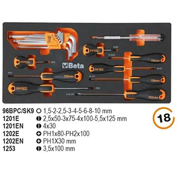 Beta profesionalni set alata od 159 delova u sanduku sa 3 fioke 2200E/21 Beta profesionalni set alata od 159 delova u sanduku sa 3 fioke 2200E/21