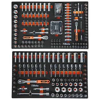 Beta Easy profesionalni set alata od 398 delova u sivim kolicima sa 8 fioka 2400S-G8/E-L Easy-3