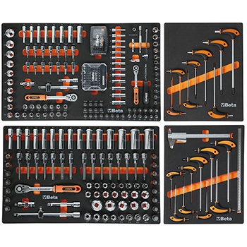 Beta Easy profesionalni set alata od 493 dela u XL kolicima sa 9 fioka 2400S-XLO9/E-XL Easy-2