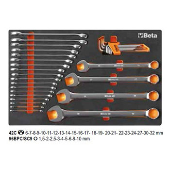 Profesionalni set alata od 384 dela u kolicima sa 8 fioka Beta 2400S-O8/E-XL Profesionalni set alata od 384 dela u kolicima sa 8 fioka Beta 2400S-O8/E-XL
