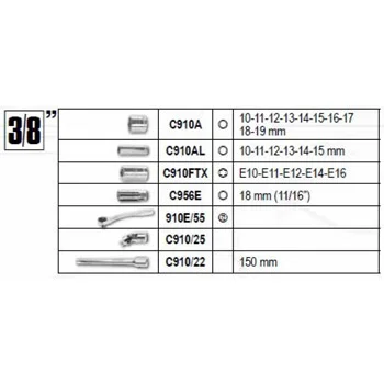Beta set nasadnih ključeva sa bitovima 1/4” + 3/8” + 1/2” (set 170 delova) 903E/C170 Beta set nasadnih ključeva sa bitovima 1/4” + 3/8” + 1/2” (set 170 delova) 903E/C170