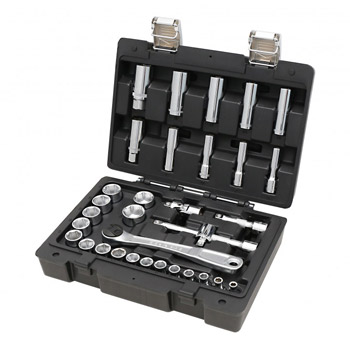 Beta set nasadnih ključeva 3/8” plitki i duboki (set 33 dela) 913E/C33 Beta set nasadnih ključeva 3/8” plitki i duboki (set 33 dela) 913E/C33