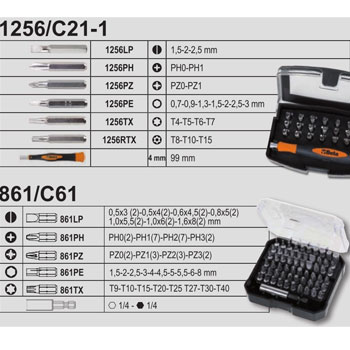 Beta set alata u koferu sa točkovima 1/4” + 1/2” (set 163 dela) 2056T/E-3