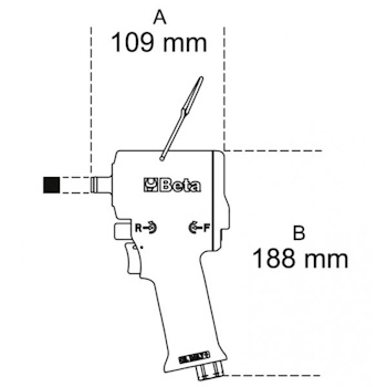 Beta pneumatski pištolj 770Nm 1/2