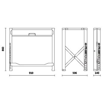 Beta radni sto sklopivi C56PLO Beta radni sto sklopivi C56PLO