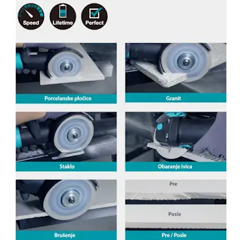 Bihui dijamantska brusno-rezna ploča 115mm DPG115 Bihui dijamantska brusno-rezna ploča 115mm DPG115