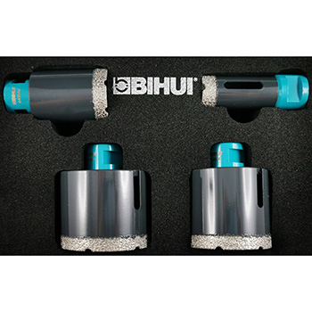 Bihui set dijamantskih kruna za keramiku M14 25-70mm 4kom DBDMK4 Bihui set dijamantskih kruna za keramiku M14 25-70mm 4kom DBDMK4