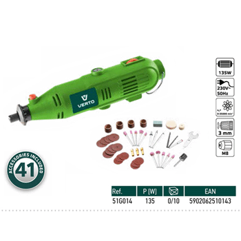 Verto bijaks mini brusilica 135W 51G014 Verto bijaks mini brusilica 135W 51G014