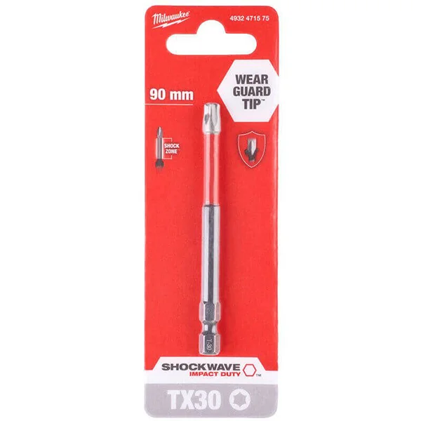Milwaukee udarni bit TX30 x 90mm 4932471575 Milwaukee udarni bit TX30 x 90mm 4932471575