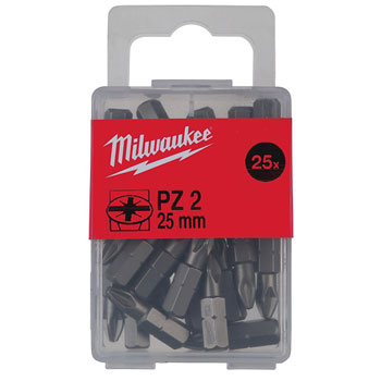 Milwaukee bitsevi PZ2 x 25 mm 25 kom 4932399590