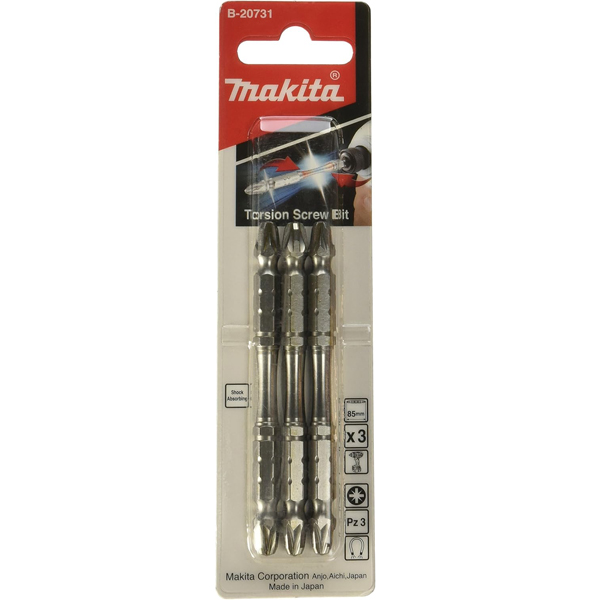 Makita bits nastavak dvostrani PZ3x85mm 3/1 B-20731 Makita bits nastavak dvostrani PZ3x85mm 3/1 B-20731