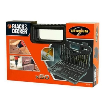 Black and Decker akumulatorska bušilica-odvijač BDCDD12 + poklon garnitura pribora A7188 Black and Decker akumulatorska bušilica-odvijač BDCDD12 + poklon garnitura pribora A7188