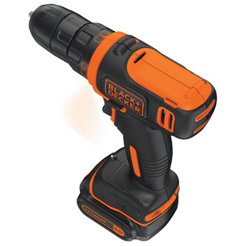 Black+Decker Akumulatorska bušilica odvijač 10.8 Li-Ion + limenka + pribor  BDCDD12A80T-2