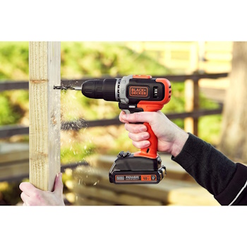 Black&Decker aku bušilica 18V 1.5Ah set BCKSB03-QW-2