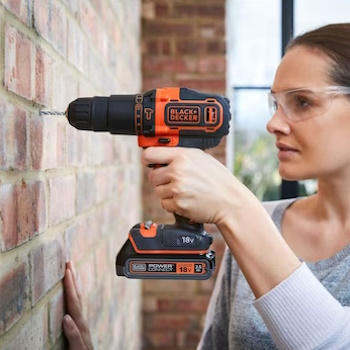 Black&Decker aku udarna bušilica 18V 1.5Ah BDCHD18K-QW-1