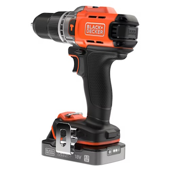 Black&Decker akumulatorska udarna bušilica 18V BCD383D1XC-QW-1
