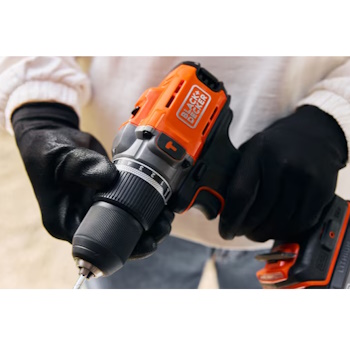 Black&Decker akumulatorska udarna bušilica 18V BCD383D1XC-QW-8