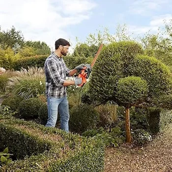 Black&Decker električni trimer za živu ogradu 450W BEHT251-3