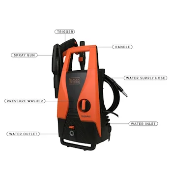 Black&Decker perač pod pritiskom 1400W PW1450TD-QS-5 Black&Decker perač pod pritiskom 1400W PW1450TD-QS-5