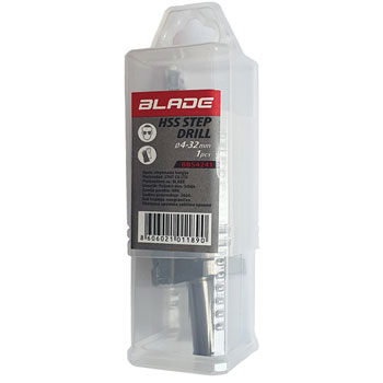 Blade stepenasta burgija za metal STANDARD fi 4-32mm BBS4241 Blade stepenasta burgija za metal STANDARD fi 4-32mm BBS4241