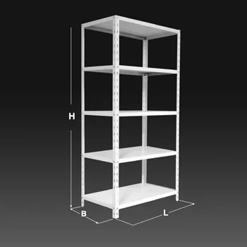 Regal metalni 1500x750x320 sa 4 police Regal metalni 1500x750x320 sa 4 police