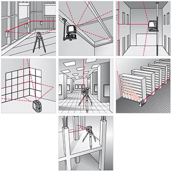 BMI laserski nivelator autoMagic set BMI 654 654KLP5SP-SET-3