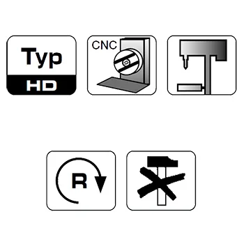 Bohrcraft brzostezna glava HD 0.2-16mm 14590301618 Bohrcraft brzostezna glava HD 0.2-16mm 14590301618