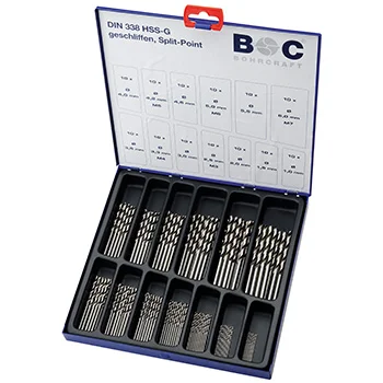 Bohrcraft set spiralnih burgija HSS-G DIN 338 Ø1-6mm 130kom. MG130 11201310130 Bohrcraft set spiralnih burgija HSS-G DIN 338 Ø1-6mm 130kom. MG130 11201310130