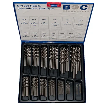 Bohrcraft set spiralnih burgija HSS-G DIN 338 Ø1-6mm 130kom. MG130 11201310130 Bohrcraft set spiralnih burgija HSS-G DIN 338 Ø1-6mm 130kom. MG130 11201310130