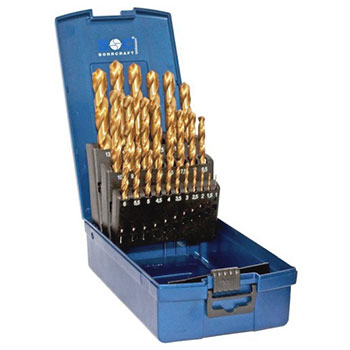 Bohrcraft set spiralnih burgija HSS-TiN DIN 338 Ø1-13mm 25kom. KT13 11301330025 Bohrcraft set spiralnih burgija HSS-TiN DIN 338 Ø1-13mm 25kom. KT13 11301330025