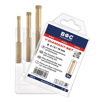 Bohrcraft set dijamantskih burgija za keramiku 3kom. DKB 3 27011330003 Bohrcraft set dijamantskih burgija za keramiku 3kom. DKB 3 27011330003
