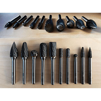 Bohrcraft set roto glodala sa ukrštenim zubima 10-delni R10 TiALN 59011330011 Bohrcraft set roto glodala sa ukrštenim zubima 10-delni R10 TiALN 59011330011