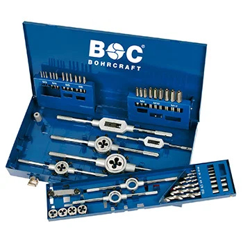 Bohrcraft set ureznica i nareznica M3-M12 sa okretačima i burgijama 44-delni GW12 60001410044 Bohrcraft set ureznica i nareznica M3-M12 sa okretačima i burgijama 44-delni GW12 60001410044