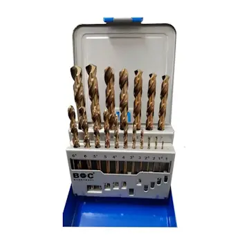 Bohrcraft burgije HSS-Co8% DIN 338/Ø 1-10mm set 19/1 11471430019